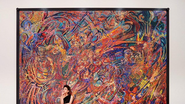 Sau thời gian ở ẩn, CAT - Đào Anh Thơ ra mắt loạt tranh sơn mài khổ lớn