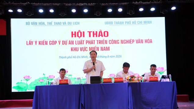 Bộ VHTTDL lấy ý kiến dự án Luật Phát triển công nghiệp văn hóa khu vực phía Nam