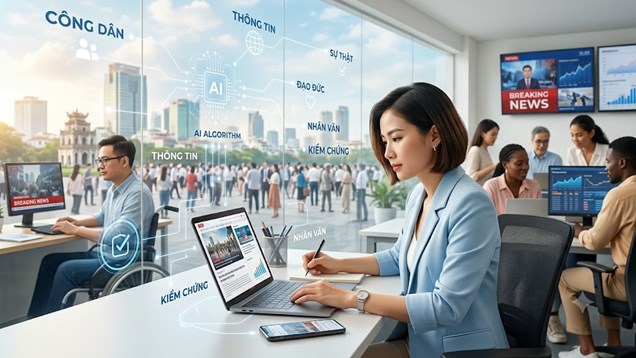 Báo chí trong kỷ nguyên AI: Khi “khuôn mặt hình người” là lợi thế tuyệt đối