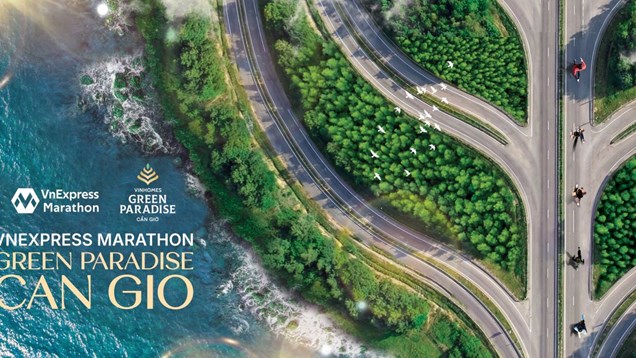 Hơn 5.000 vận động viên tham gia VnExpress Marathon Green Paradise Cần Giờ