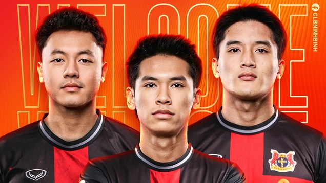 Ninh Bình tăng cường lực lượng với bộ ba U23 Việt Nam