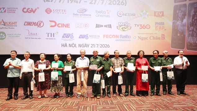 Toàn quốc khởi chiếu Tuần phim kỷ niệm 79 năm Ngày Thương binh - Liệt sĩ