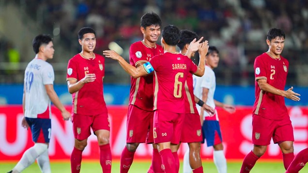 Highlight Lào vs Thái Lan: “Voi chiến” thắng đậm 5 sao