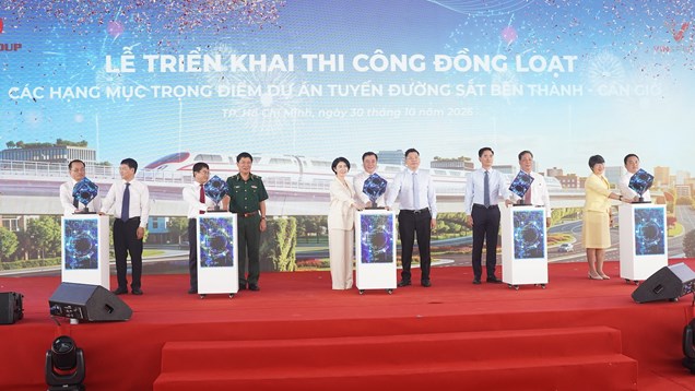 VinSpeed tăng tốc thi công tuyến đường sắt tốc độ cao Bến Thành – Cần Giờ
