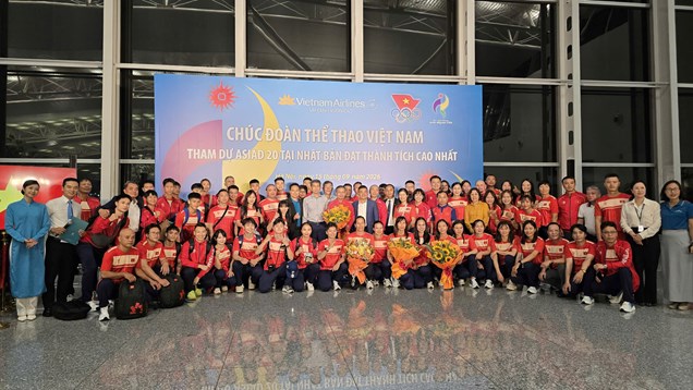 Đại quân Thể thao Việt Nam lên đường chinh phục đấu trường ASIAD