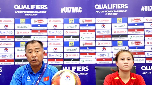 HLV Okiyama Masahiko nói về hành trình giành vé dự VCK U17 nữ châu Á 2027