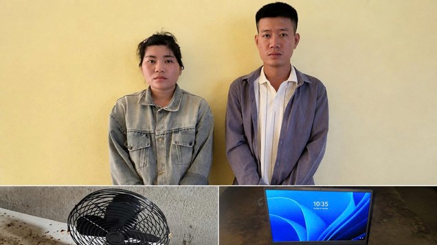 Dàn dựng hiện trường giả sau khi trộm cắp phòng trọ hàng xóm, vợ chồng trẻ bị khởi tố