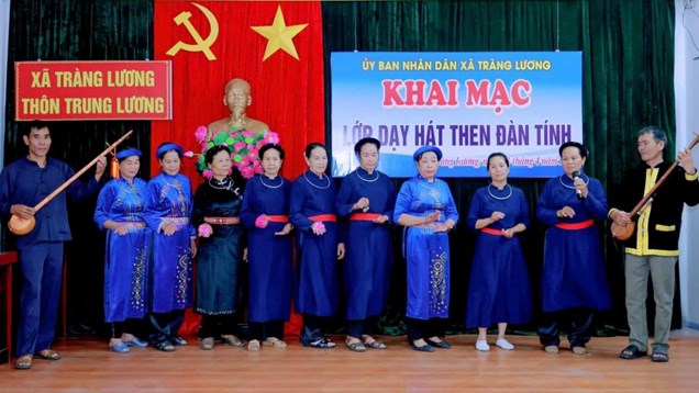 Người Tày ở Tràng Lương gìn giữ nghệ thuật hát Then, đàn Tính