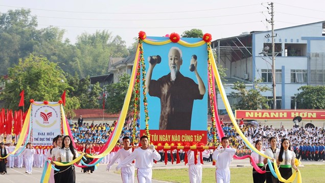 Khai mạc Đại hội TDTT tỉnh Điện Biên lần thứ XII năm 2026