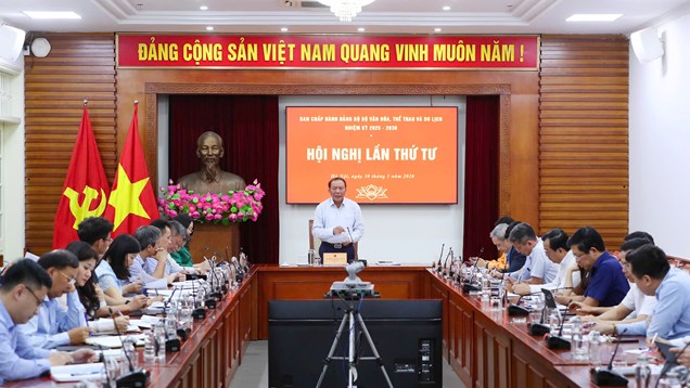 Hội nghị lần thứ tư Ban Chấp hành Đảng bộ Bộ VHTTDL nhiệm kỳ 2025 - 2030
