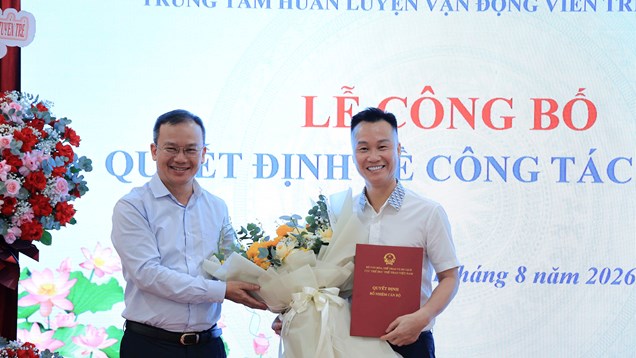 Trung tâm Huấn luyện VĐV trẻ quốc gia có tân Giám đốc