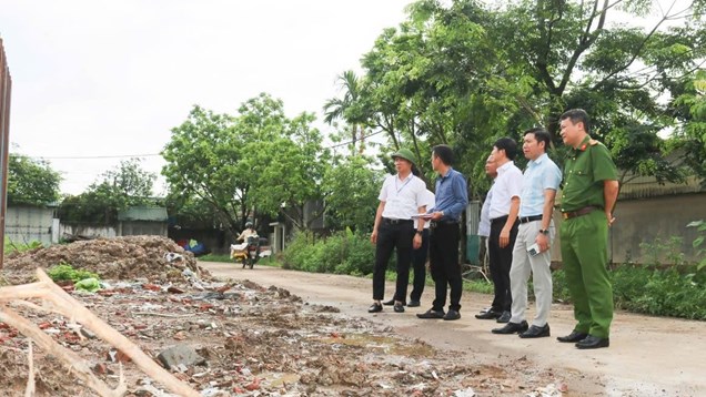 Xã Quốc Oai (TP Hà Nội): Xử lý dứt điểm 10 trường hợp vi phạm đất đai, trật tự xây dựng
