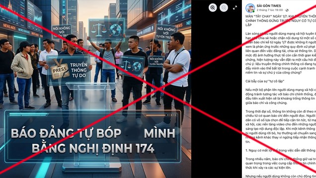 Bài 1 - Nhận diện thủ đoạn xuyên tạc Nghị định 174
