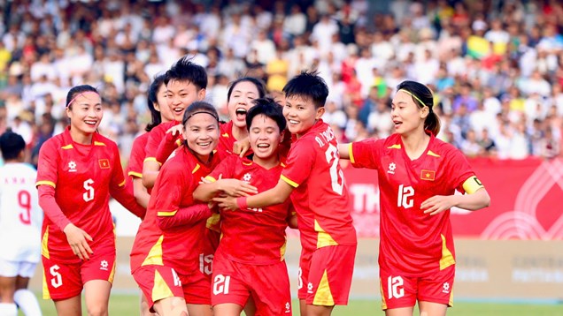 Thắng Indonesia, đội tuyển nữ Việt Nam lần thứ năm liên tiếp vào chung kết SEA Games 
