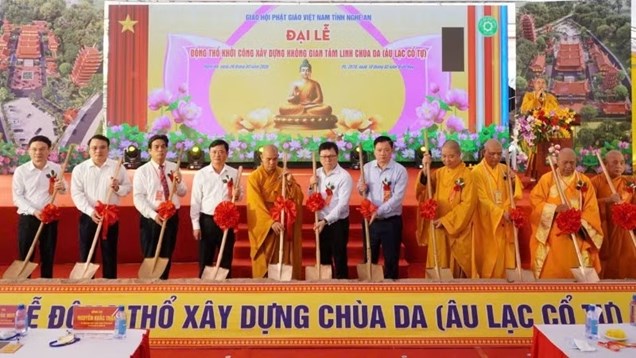 Khởi công xây dựng Chùa Da ở Nghệ An, nơi thờ tự hơn 500 nhà báo - liệt sĩ