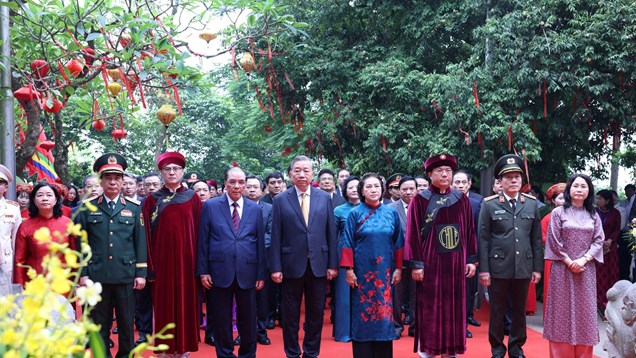 Tổng Bí thư, Chủ tịch nước Tô Lâm dâng hương Giỗ Tổ Hùng Vương 