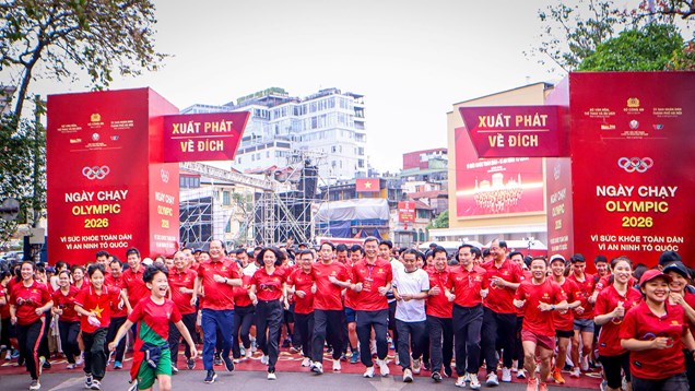 Ngày chạy Olympic 2026: Khi thể thao trở thành sức mạnh văn hóa - an ninh của quốc gia