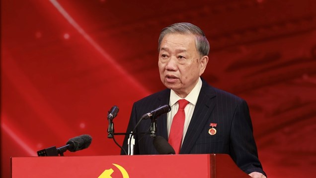 Phát biểu của Tổng Bí thư Tô Lâm tại lễ tuyên dương Bí thư chi bộ xuất sắc và trao giải Búa liềm Vàng