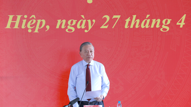 Bài nói chuyện của Tổng Bí thư, Chủ tịch nước Tô Lâm với công nhân, người lao động TP.HCM