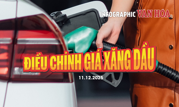 (Infographic) Giá xăng dầu giảm từ 15 giờ ngày 11.12: Xăng A95 giảm 378 đồng/lít
