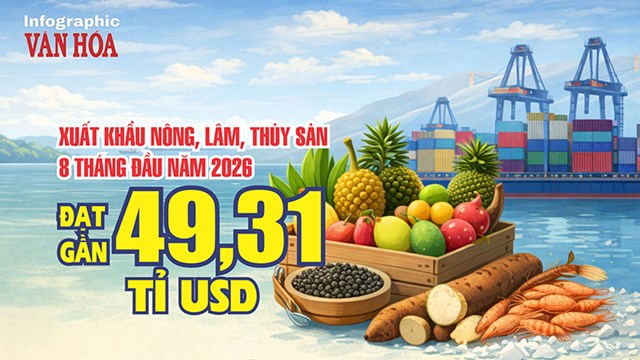 Gần 50 tỉ USD sau 8 tháng: Xuất khẩu nông, lâm, thủy sản tăng mạnh
