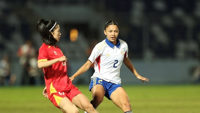 Highlight nữ Philippines vs nữ Việt Nam: Bàn thua nghiệt ngã phút bù giờ