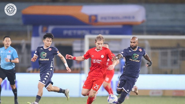 Highlight Thể Công vs Hải Phòng: Nối dài chuỗi bất bại, áp sát ngôi đầu bảng