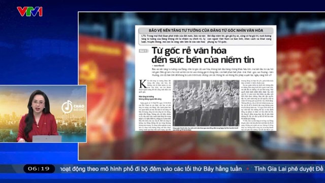 Điểm báo VTV1 ngày 13.7: Từ gốc rễ văn hóa đến sức bền của niềm tin