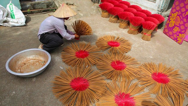 Mùa hương Tết ở Quán Hương