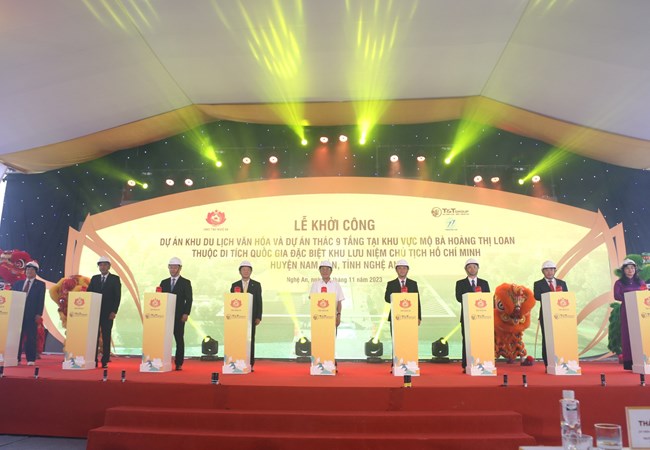 Khởi công hai dự án trọng điểm tại Khu lưu niệm Chủ tịch Hồ Chí Minh - Anh 1