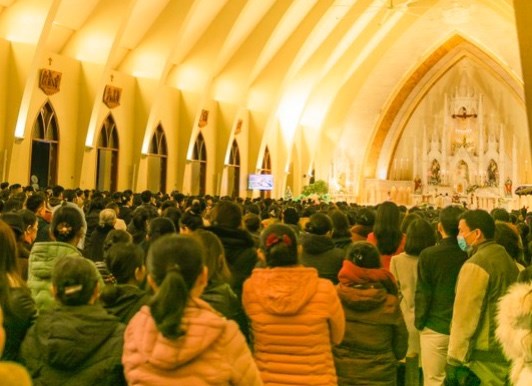 Bà con giáo dân chào đón Giáng sinh an lành - Anh 10