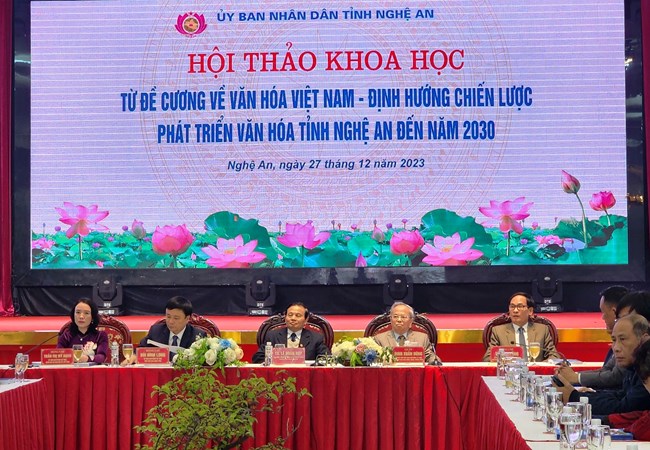 Từ đề cương về văn hóa Việt Nam, Nghệ An định hướng chiến lược phát triển văn hóa - Anh 2