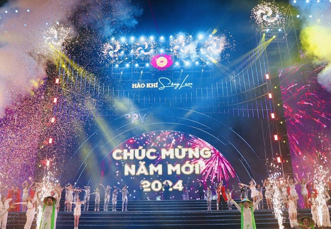 Bùng nổ chương trình Countdown Chào năm mới 2024 