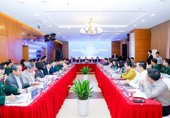 Tiếp tục thực hiện hiệu quả các Điều ước quốc tế về biên giới lãnh thổ giữa Việt Nam với Lào - Anh 3