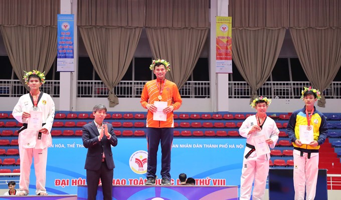 Những hình ảnh ấn tượng các trận đấu chung kết Taekwondo - Anh 7