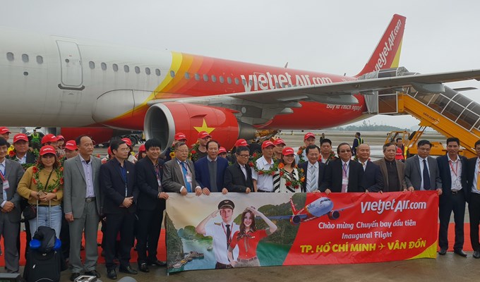 Vietjet khai trương đường bay TP.HCM – Vân Đồn (Quảng Ninh) - Anh 3