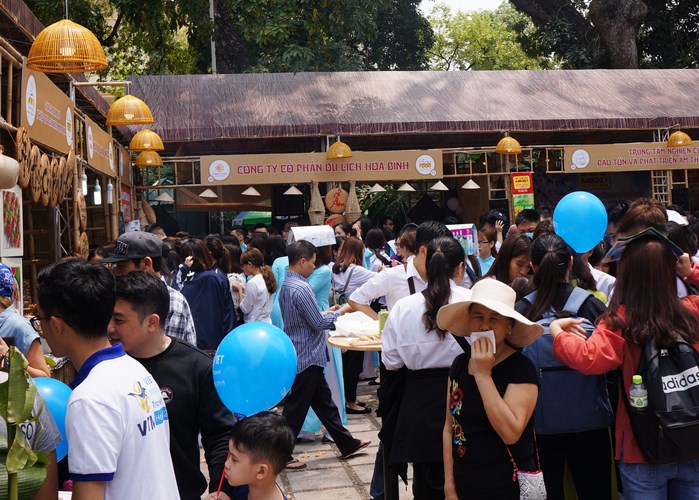 HỘI CHỢ DU LỊCH QUỐC TẾ VIỆT NAM- VITM HÀ NỘI 2018: Thu hút 75.000 lượt người tham quan và mua sản phẩm - Anh 1