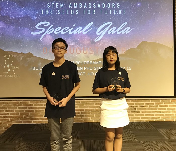 Học sinh Trường quốc tế Bắc Mỹ được chọn vào nhóm Đại sứ STEM - Anh 1