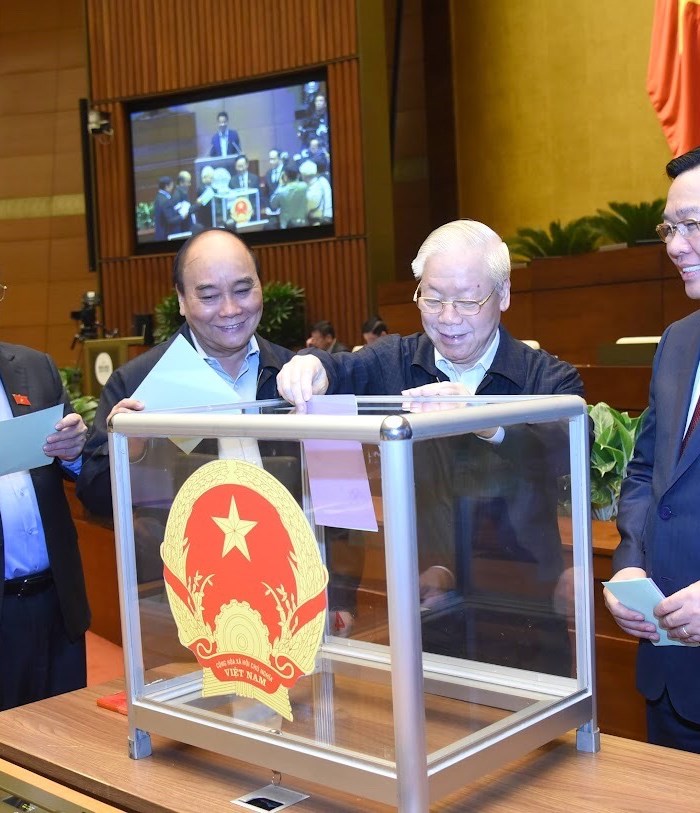 Quốc hội bầu Tổng Kiểm toán nhà nước, phê chuẩn bổ nhiệm Bộ trưởng Bộ Y tế và Bộ GTVT - Anh 1