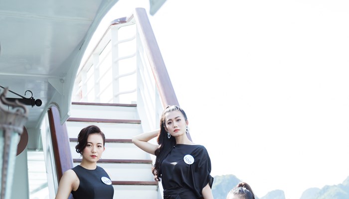 Thí sinh Miss World catwalk trên du thuyền - Anh 2