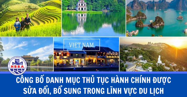 Công bố 11 thủ tục hành chính được sửa đổi, bổ sung trong lĩnh vực du lịch - Anh 1