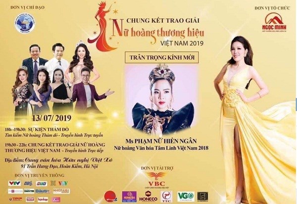 Sở VHTT Hà Nội đề nghị liên ngành vào cuộc giám sát chương trình Nữ hoàng Thương hiệu - Anh 2