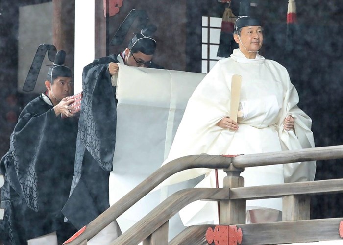 Thủ tướng dự lễ đăng quang của Nhà vua Nhật Bản - Anh 1