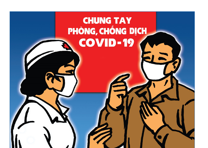 Bộ VHTTDL phát hành 14 mẫu tranh cổ động phòng, chống dịch Covid-19 trên toàn quốc - Anh 5