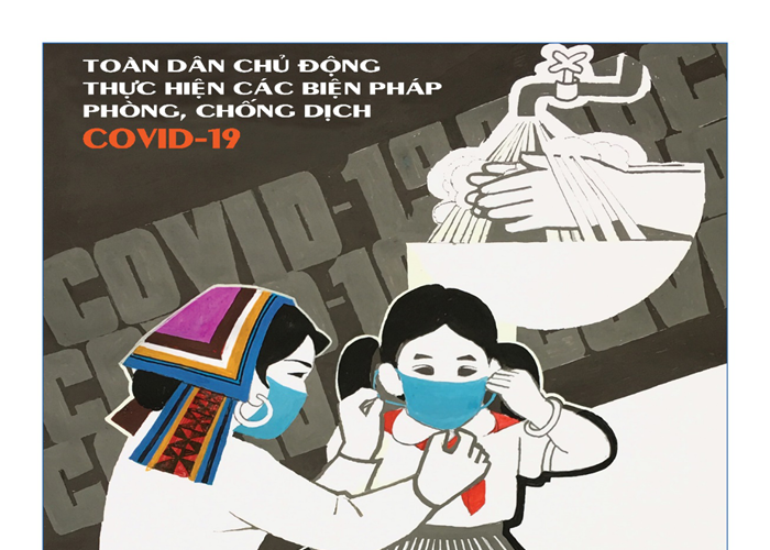 Bộ VHTTDL phát hành 14 mẫu tranh cổ động phòng, chống dịch Covid-19 trên toàn quốc - Anh 6