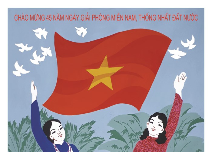 Nhiều tranh cổ động xuất sắc tuyên truyền kỷ niệm 45 năm Ngày Giải phóng miền Nam, thống nhất đất nước - Anh 5