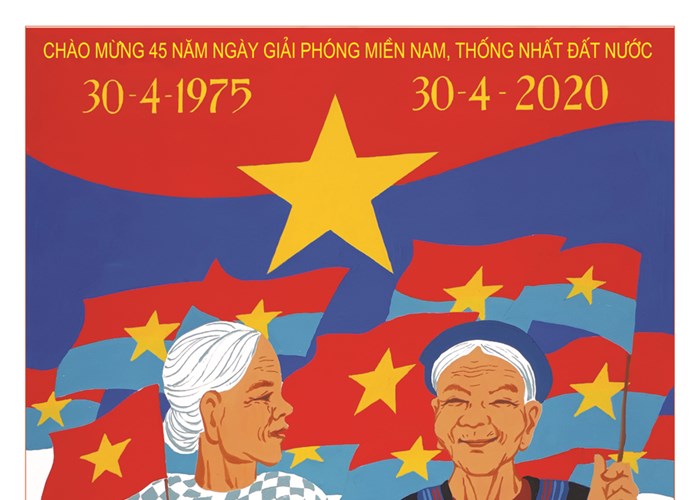 Triển lãm tranh cổ động kỷ niệm 30.4 hai bên bờ Hiền Lương - Anh 7
