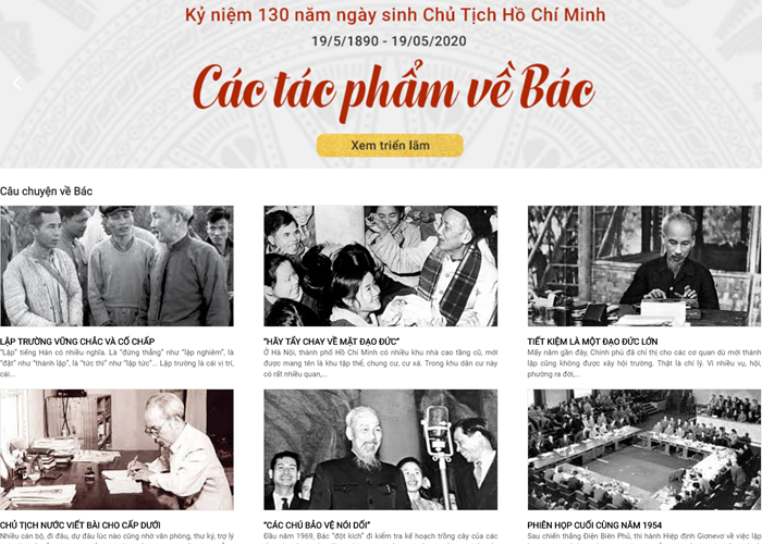 Trưng bày trực tuyến bộ 5 tác phẩm bảo vật quốc gia của Bác Hồ - Anh 1