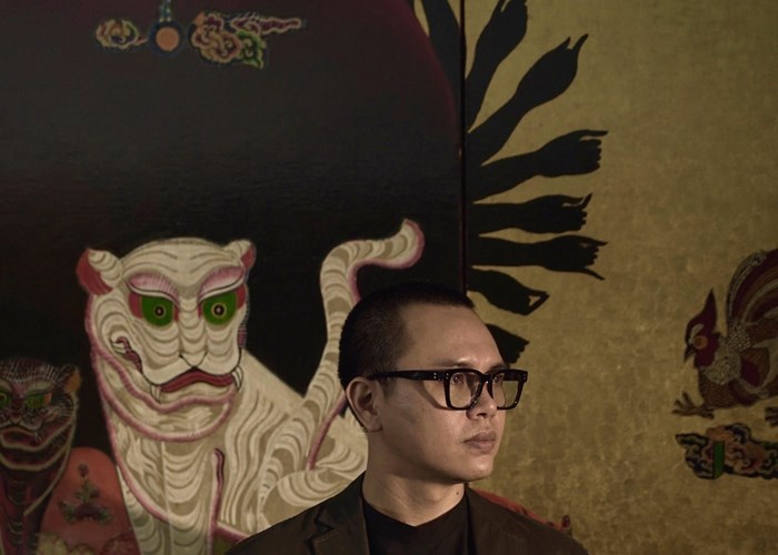 Dát vàng lên tranh dân gian Đông Hồ, Hàng Trống - Anh 2