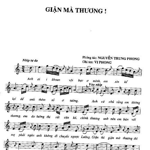 Trả lại tên “cha đẻ” tác phẩm âm nhạc Giận mà thương - Anh 2